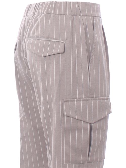 jersey wool striped combat pants MARTIN ZELO | P-DINO/TPA01