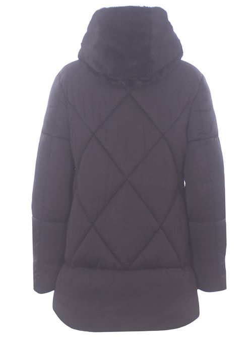 jacket with detachable bib MORE | TIFFANY-MR-F-W34NERO