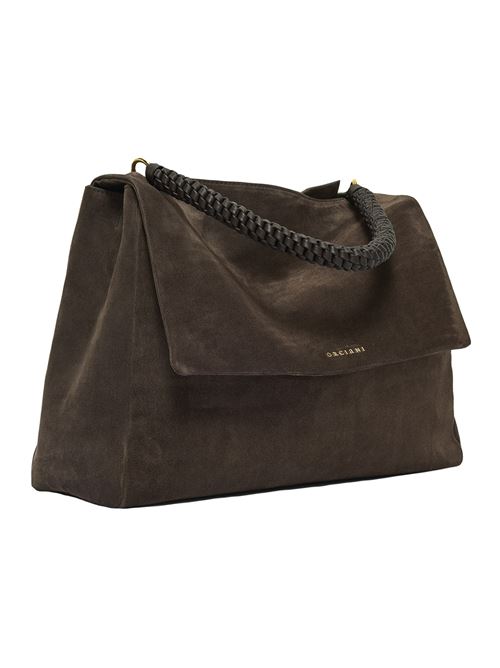 Borsa sveva peach xl in suede con tracolla ORCIANI | B02185PEACHOROTESTADIMORO