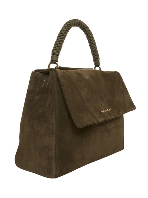 Borsa sveva media in suede con tracolla ORCIANI | BT2006PEACHOROBOSCO