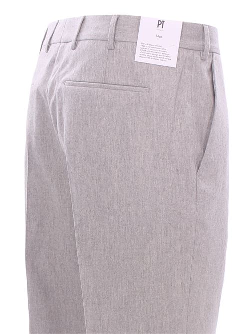 pantalone rebel f.f. in lana e cashmere stretch PT | RFZ1Z00FWD-TO03220