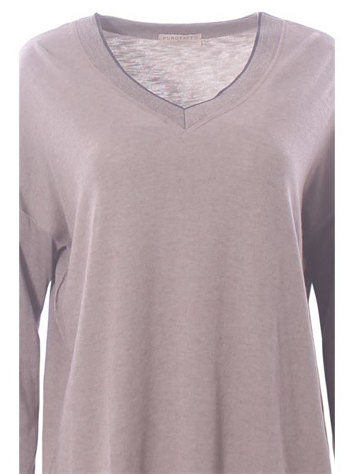 v-neck t-shirt PUROTATTO | FW25020141267