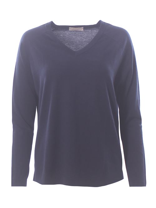 silk and cashmere v-neck PUROTATTO | FW25060200180