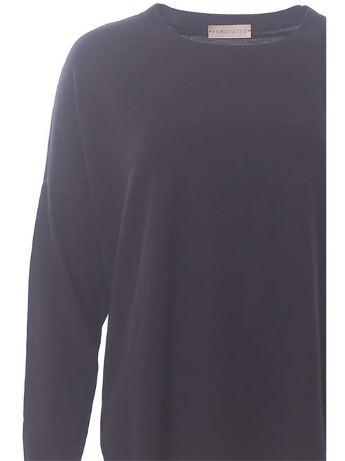 silk and cashmere crew neck PUROTATTO | FW250602005030