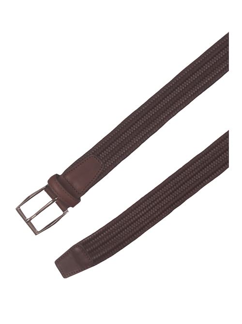 elasticated woven leather belt SADDLER'S | PS11082-317/35CFL02