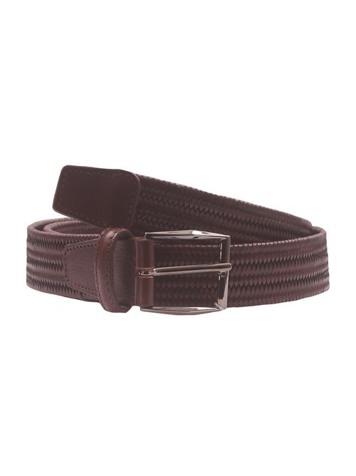 elasticated woven leather belt SADDLER'S | PS11082-317/35CFL03