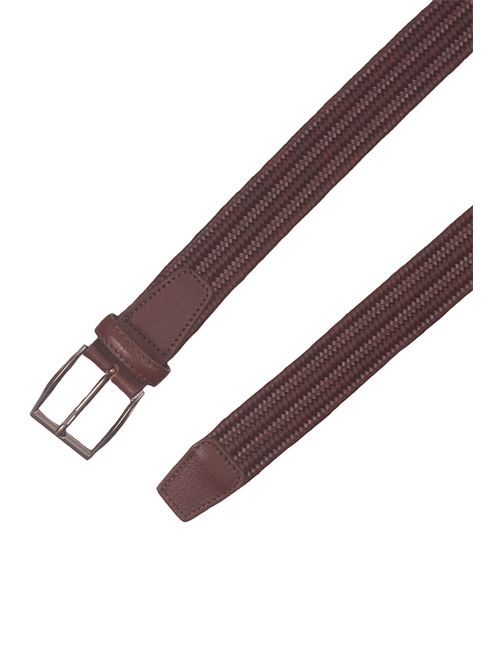 elasticated woven leather belt SADDLER'S | PS11082-317/35CFL03