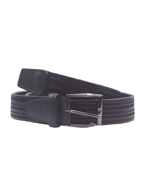 elasticated woven leather belt SADDLER'S | PS11082-317/35CFL06