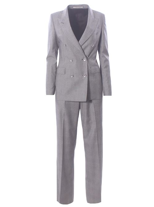 double breasted checked suit TAGLIATORE | T-PARIGI10BAD150171QN1215