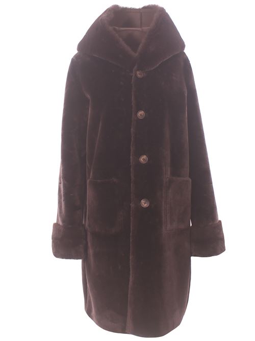 Cappotto lungo reversibile ecopelle VLAB | FW5603330