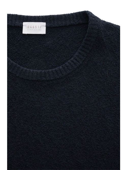 knit terry crew 04651 A TRIP IN A BAG | 2KN2606B22NAVY