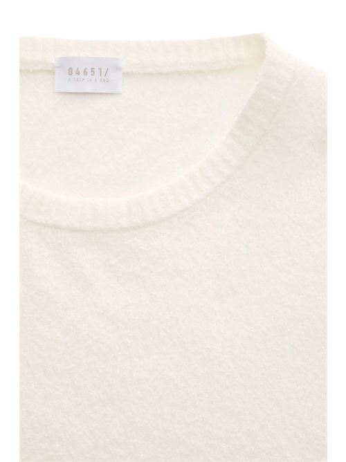 knit terry crew 04651 A TRIP IN A BAG | 2KN2606B22WHITE