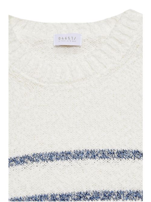 mouline striped crew 04651 A TRIP IN A BAG | 2KN2613B22NAVY