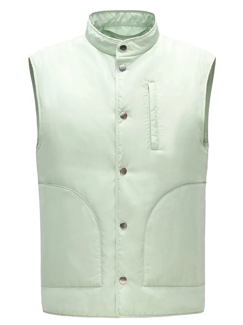 padded nylon vest 04651 A TRIP IN A BAG | 2OW2605C44SOFT SAGE