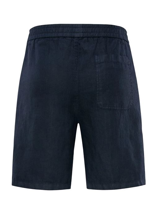 linen bermuda 003 04651 A TRIP IN A BAG | 2PA2601A10NAVY