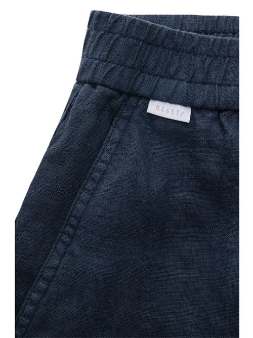 linen bermuda 003 04651 A TRIP IN A BAG | 2PA2601A10NAVY