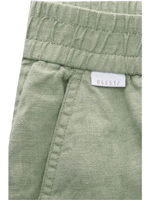 linen bermuda 003 04651 A TRIP IN A BAG | 2PA2601A10SAGE
