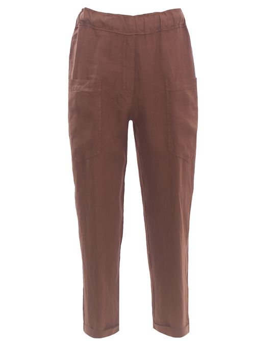 Pantalone in lino con tasconi 1961 MILANO | GIONALINO580