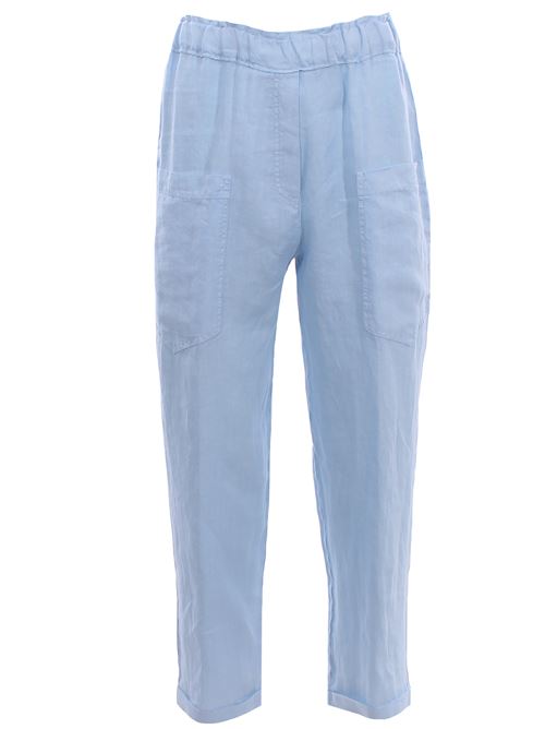 Pantalone in lino con tasconi 1961 MILANO | GIONALINO705