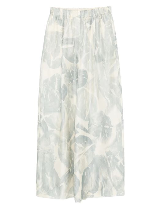 Pantalone brushed print ampio ALYSI | 116136P6031CIELO