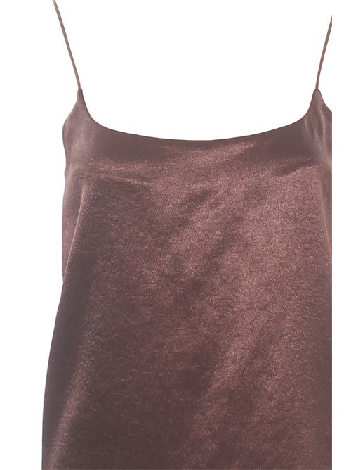 Top shiny lingerie ALYSI | 116220P6061CHOCO