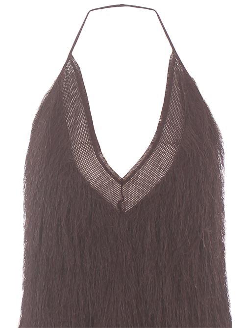 Top fringes ALYSI | 116225P6058CHOCO