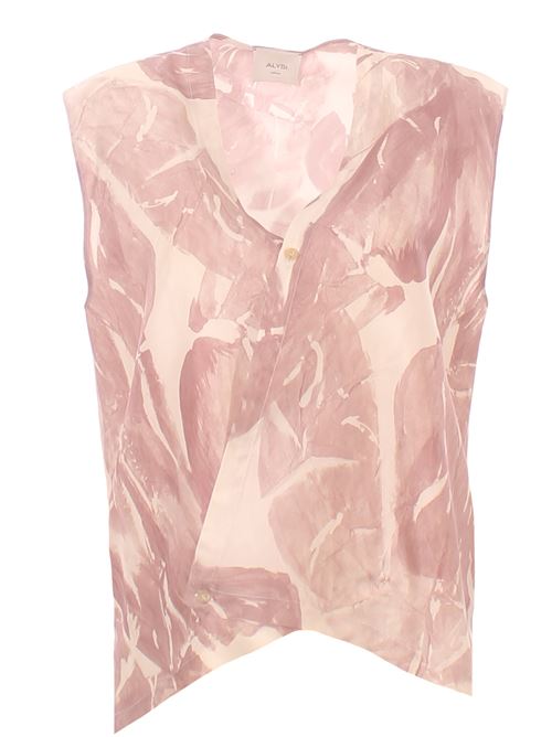 Gilet brushed print incrociato ALYSI | 116238P6031CIPRIA