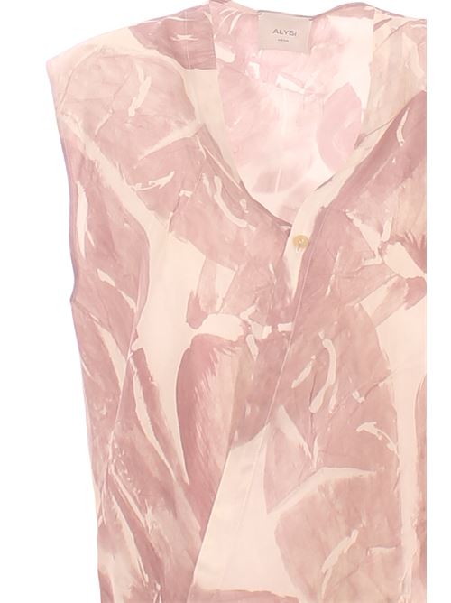 Gilet brushed print incrociato ALYSI | 116238P6031CIPRIA