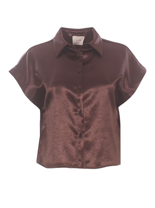 Camicia cropped ALYSI | 116254P6061CHOCO