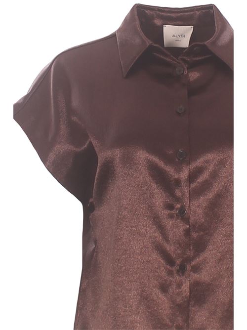 Camicia cropped ALYSI | 116254P6061CHOCO