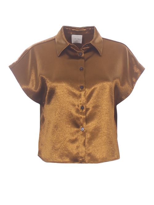 Camicia cropped ALYSI | 116254P6061OLIO