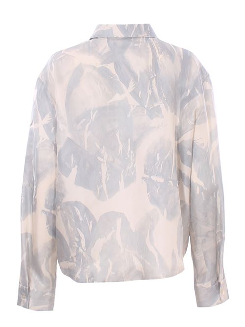 Camicia brushed print regular ALYSI | 116267P6031CIELO