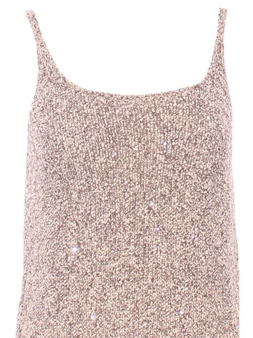 Top paillettes tricot ALYSI | 216423P6002MOSTO