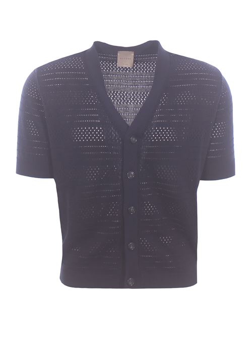 openwork cotton cardigan BECOME | 54644903