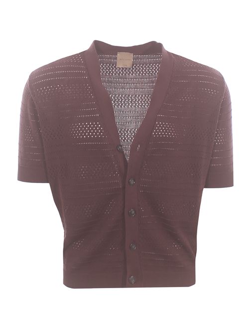 openwork cotton cardigan BECOME | 54644908