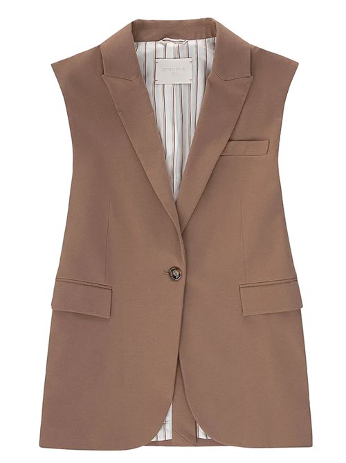 Giacca gilet monopetto in jersey di cotone CIRCOLO 1901 | FD38621379