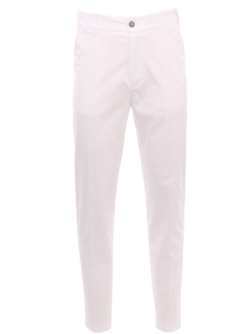 pantalone in raso di cotone stretch ELEVENTY | M75PANM01-TET0M01901