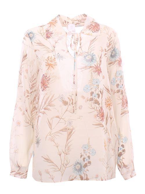Blusa in seta stampata ELEVENTY | M80CAMM10STTSE0M00202