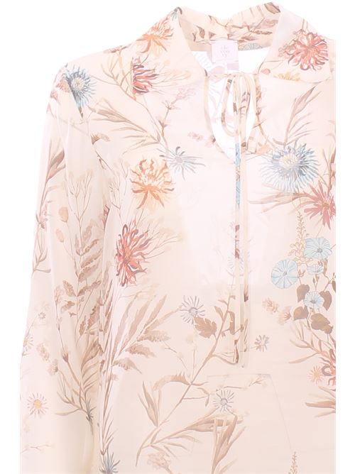 Blusa in seta stampata ELEVENTY | M80CAMM10STTSE0M00202
