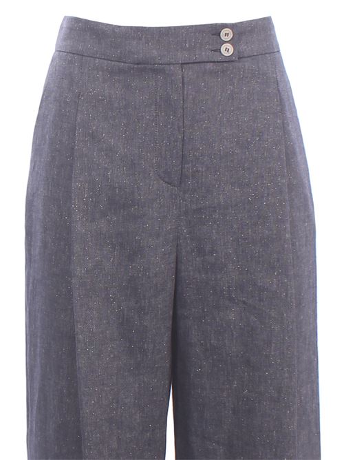 linen pants with pleats ELEVENTY | M80PANL02TES0M06811