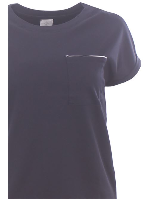 T-shirt in cotone con taschino ELEVENTY | M80TSHM10TES0M26811/01