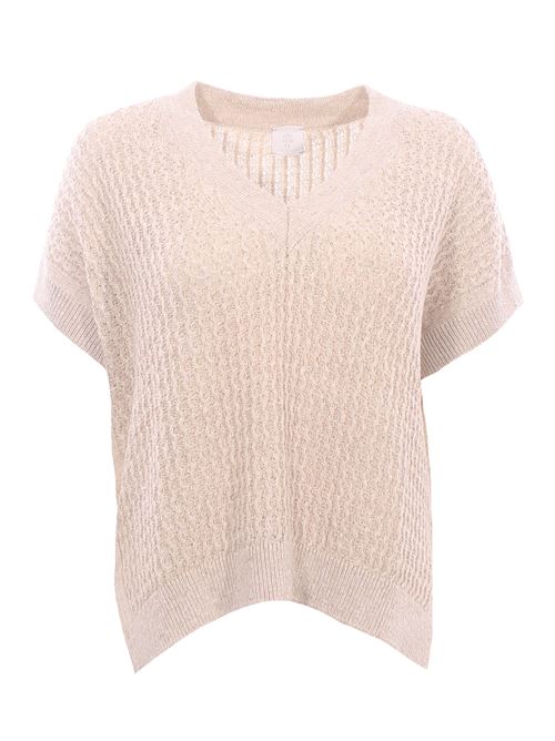 Collo a v in lino e cotone ELEVENTY | M81MAGM17MAGM01900