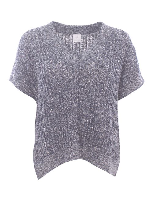 Collo a v in lino e cotone ELEVENTY | M81MAGM17MAGM01911