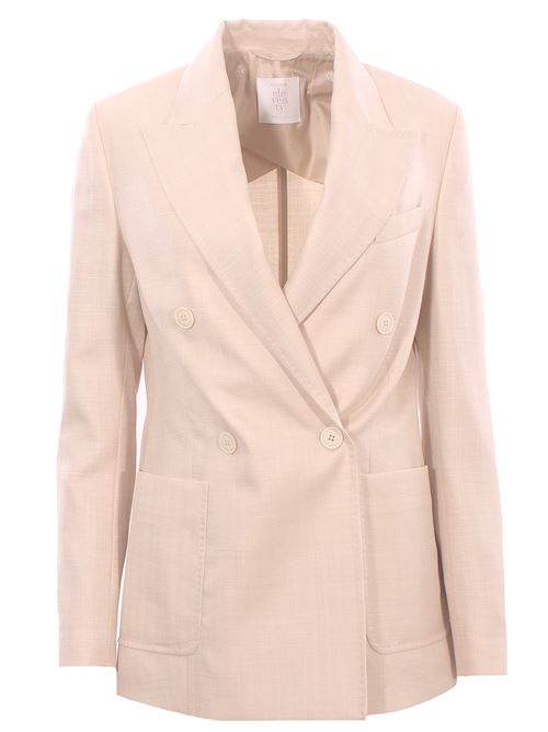 Giacca doppiopetto lana seta e lino ELEVENTY | M85GIAJ03TES0K06602