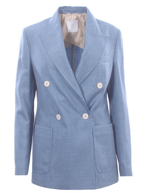 Giacca doppiopetto lana seta e lino ELEVENTY | M85GIAJ03TES0K066130