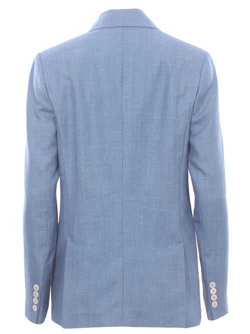 Giacca doppiopetto lana seta e lino ELEVENTY | M85GIAJ03TES0K066130