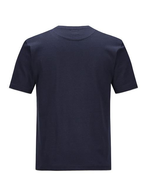 t-shirt bordini a contrasto ELEVENTY | X75TSHH04-TES0H07711-13
