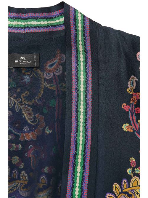 Kesa in twill di seta con stampa piazzata paisley floreale ETRO | WRCA0025AKG03X0883