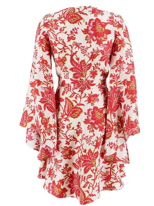 silk dress with floreal print ETRO | WRHA0523AKH15X0808