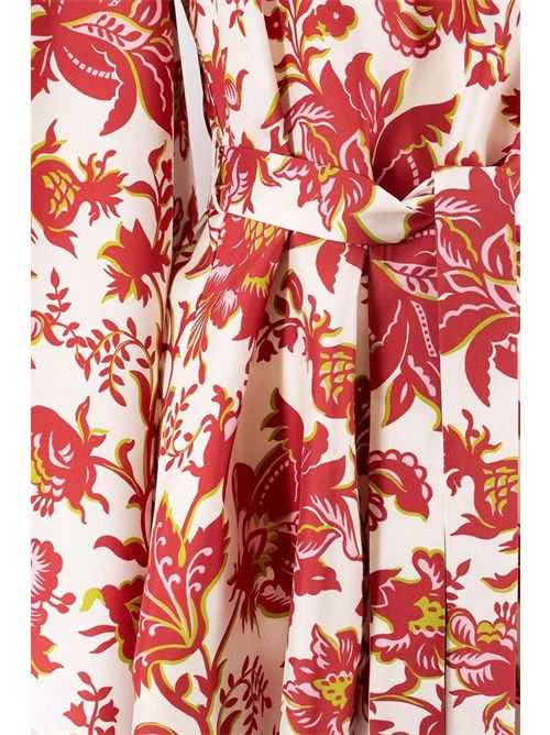 silk dress with floreal print ETRO | WRHA0523AKH15X0808